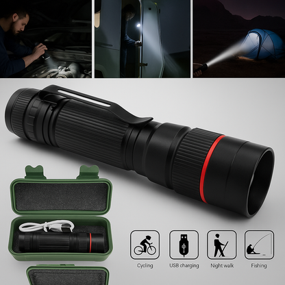🔦 Lampe de Poche à Lumière Puissante – Éclairez comme jamais auparavant-OFB