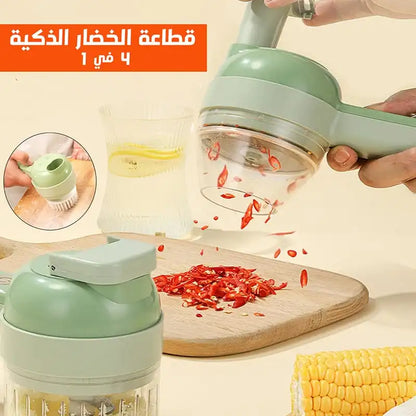 قطاعة الخضار الذكية المحمولة 4 في 1 E6