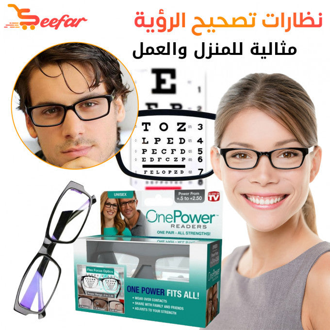 نظارات تصحيح الرؤية one power ETH